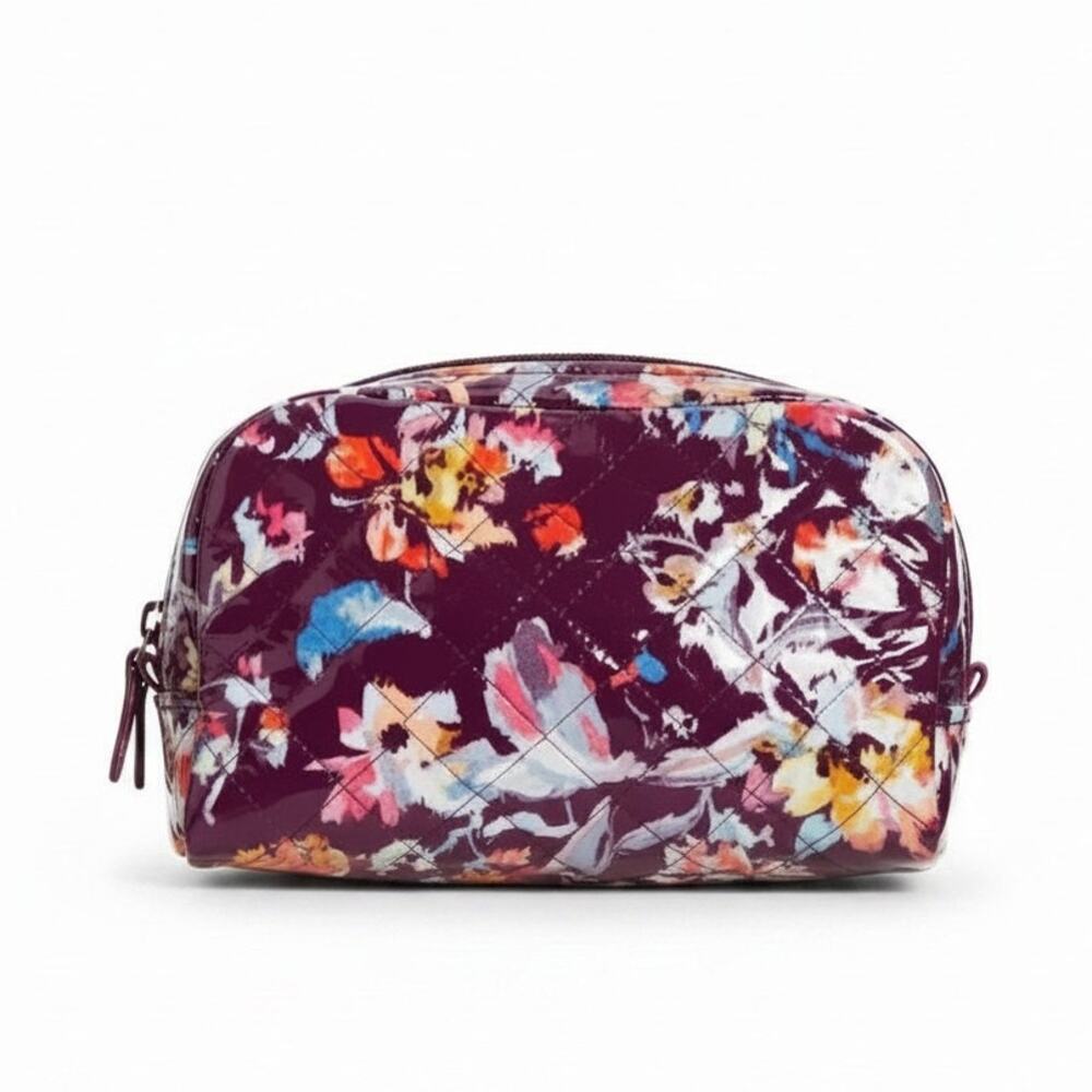 Vera Bradley Medium Cosmetic Bag, 7.75"x5.75"x2.75"